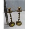 Image 2 : pair of  vintage brass candlesticks