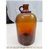 Image 1 : Antique brown glass jug (12" high)