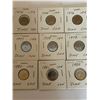 Image 1 : Canada 10 Cents Dime 8 Coins 1974 - 1982 Bank Roll uncirculated
