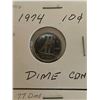 Image 2 : Canada 10 Cents Dime 8 Coins 1974 - 1982 Bank Roll uncirculated