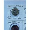Image 2 : Canada 25 Cents Quarter 6 Coins, Commemorative Quebec, PEI, Yukon, Alberta, Sask, Manitoba