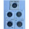 Image 1 : Canada 50 Cent 1 Coin each for 1968 & 1971, 2 Coins 1972, Bank Roll