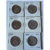 Image 1 : Canada 50 Cents, 6 Coins, 2 Coins for 1979, 1981, 1982, Bank Roll