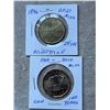 Image 1 : Canada $1 Dollar, 2 Coins, 1896-2021 klondike 25 Tears, 1910-2010 Saskatchewan Roughriders 100 Years