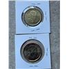 Image 4 : Canada $1 Dollar, 2 Coins, 1896-2021 klondike 25 Tears, 1910-2010 Saskatchewan Roughriders 100 Years