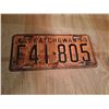 Image 1 : 1950 Farm equipment license plate F41-805