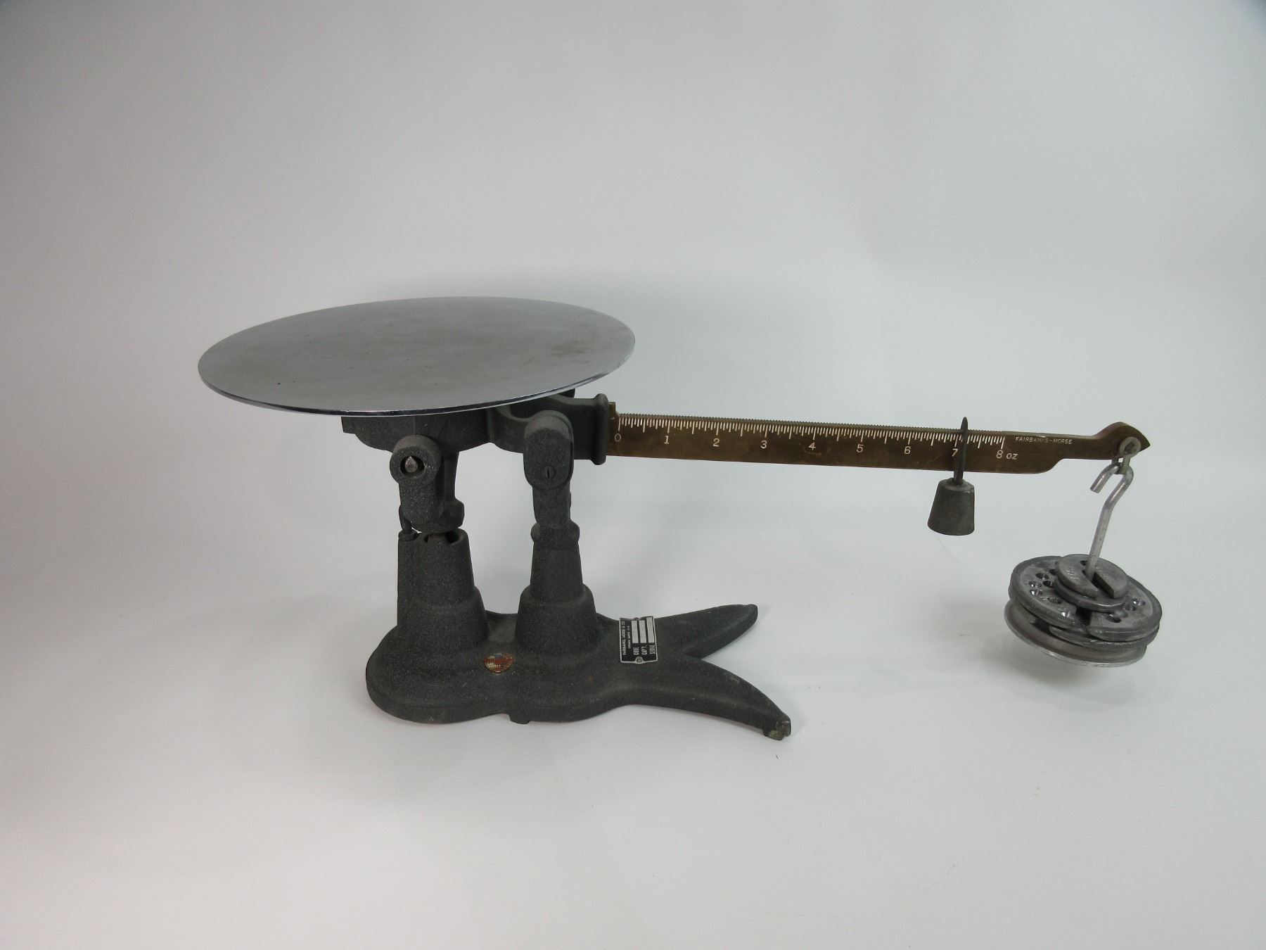 Vintage Fairbanks Morse Counter Platform Scale Beam Scale Chicago IL Made In USA - Foto 6