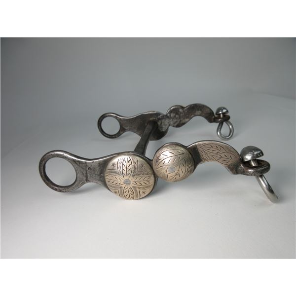 Unmarked Canon City Prison Silver Bit- Bar Mouth (Was A Halfbreed At One Time)- Rein Chain Swivels- 