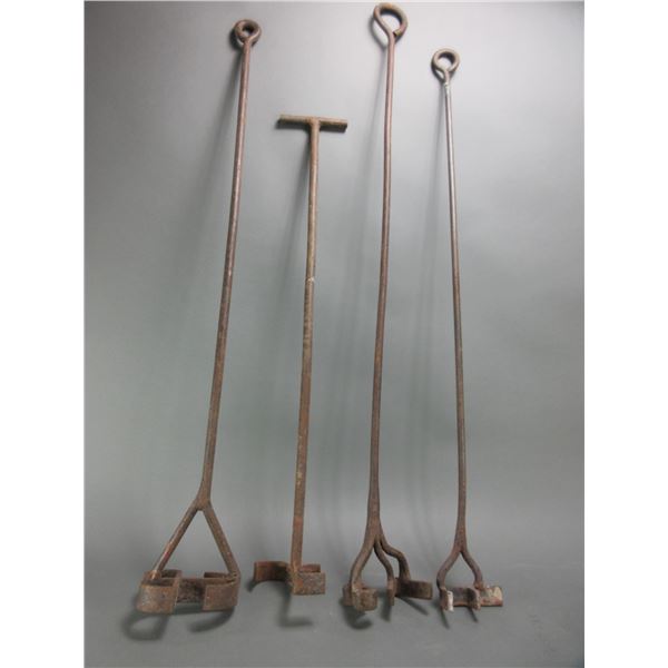 4 Antique Branding Irons