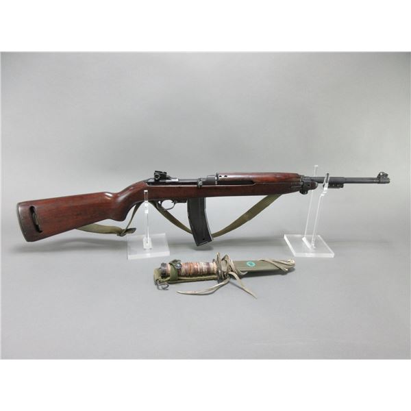 Winchester US M1 Semi-Automatic Carbine- .30- 18" Barrel- Bayonet- Sling- Good Condition- #1204231