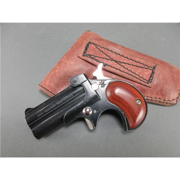 Davis Industries Model DM-22 Double Barrel Derringer- .22- 2.5" Barrels- Holster- Good Condition- #4