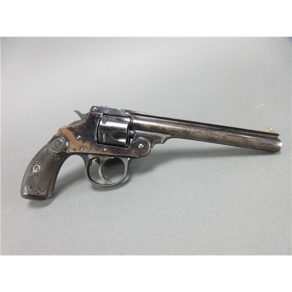 Iver Johnson Revolver- .32- 5  Barrel- Checkered Owl Grips- Fair To Poor Condition- Double Action- #