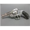 Image 2 : Iver Johnson Nickel Revolver- .38 - 3.5" Barrel- Decent Condition- #8199