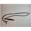 Image 1 : Leather Romal Reins With Rawhide Braiding- 97"