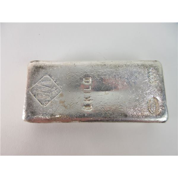 JM Kilo Silver Bar- .999+