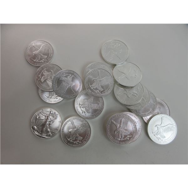 20 2023 Uncirculated Silver Eagles