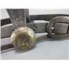 Image 6 : Old Basket Stamped Headstall- Conchos- Buermann Style Bar Bit