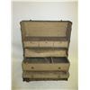 Image 2 : Old Flat Top Trunk With Cubby Holes- 36"W X 25"H X 20"D