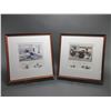 Image 1 : 2 Signed And Numbered Ward Bros Decoy Prints- Print 1 1968 Goldeneye Hen And Drake- 124/450- Print 2
