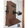 Image 2 : Antique Crank Wall Telephone- 26" X 9.5"