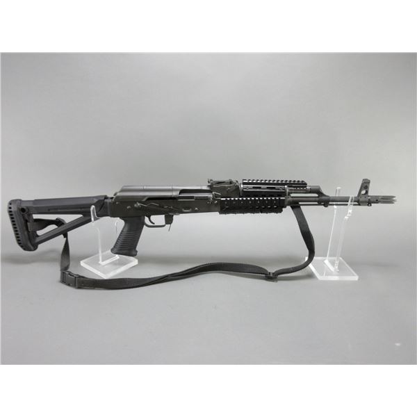 I O Inc AK47 Sporter Semi-Automatic Rifle- 7.62 X 39- 18.5" Barrel- Magpul Stock- Pop Up Sights- Pis