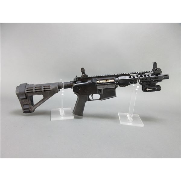 I O Inc Model 10-15 Semi-Automatic Pistol- .223- 5.56- 9.5" Barrel- Pistol Grip- Peep Sights- Sling-