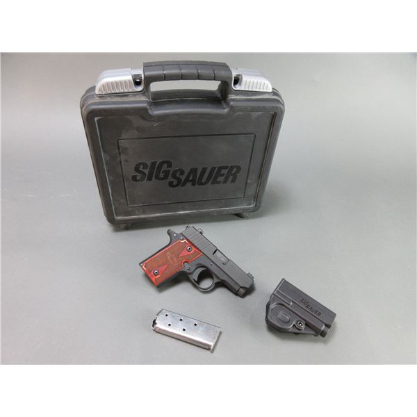 Sig Sauer Model P238 Semi-Automatic Pistol- .380- 2.75" Barrel- Holster- Hardcase- Paperwork- Night 