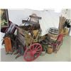 Image 2 : Complete Chuck Wagon With Harness And Collars- Has Every Accessory You Can Think Of- Recently Been U