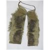 Image 3 : Unmarked White Angora Woolie Chaps- Basket Stamped Yoke- Pretty Good Condition- 34"