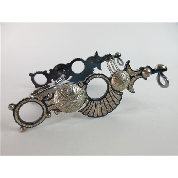 Marked El Gato Silver Inlaid Bit- Santa Barbara Cheek- Halfbreed Mouth With Copper- Triple Slobb