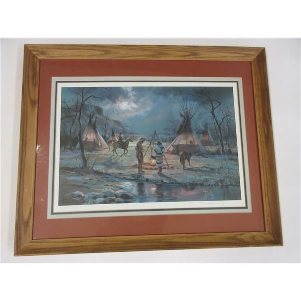 Signed And Numbered Hulan Fleming Print 299/600- 33" X 27"