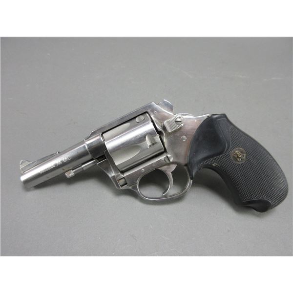 Charter Arms Bulldog Stainless Revolver- .44 Spec- 3" Barrel- Double Action- Pachmayr Grips- Very Go