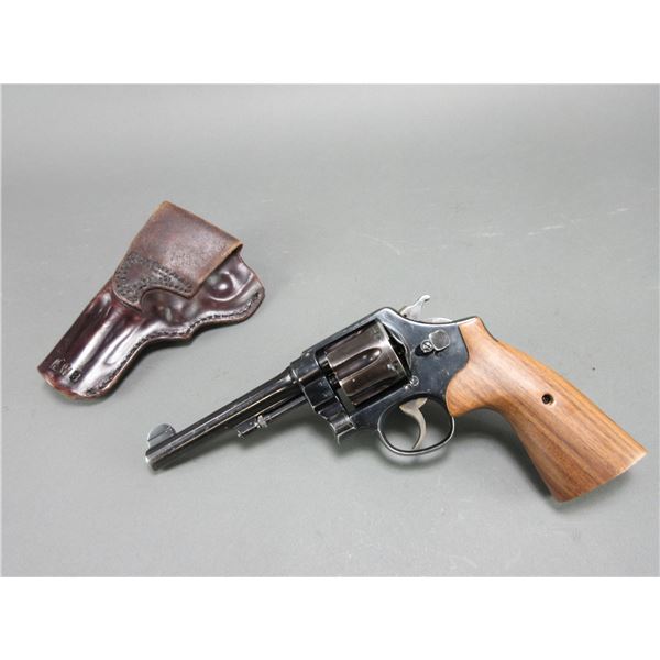 Smith And Wesson 1919 DA US Revolver- .45 LC- 5.5" Barrel- Double Action- Holster- Fair Condition-#