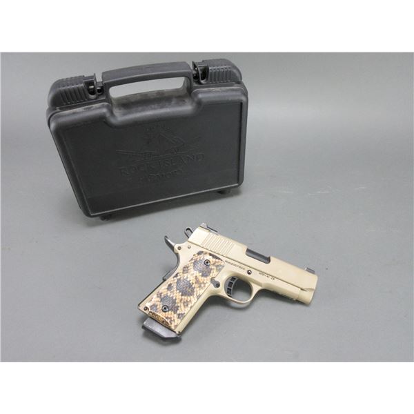 Rock Island Model M1911 AI-CS Semi-Automatic Pistol- .45 ACP- 3.5" Barrel- Hard Case- Great Conditio