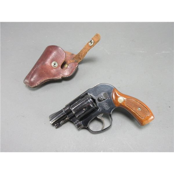 Smith And Wesson Model 49 Hammerless Revolver- .38 Spec- 2" Barrel- Double Action- Checkered Grips- 