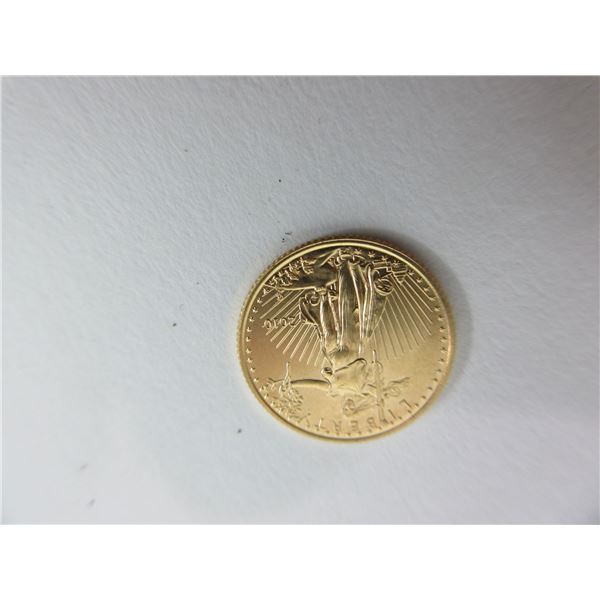 2010 1/10 OZ Fine Gold Coin