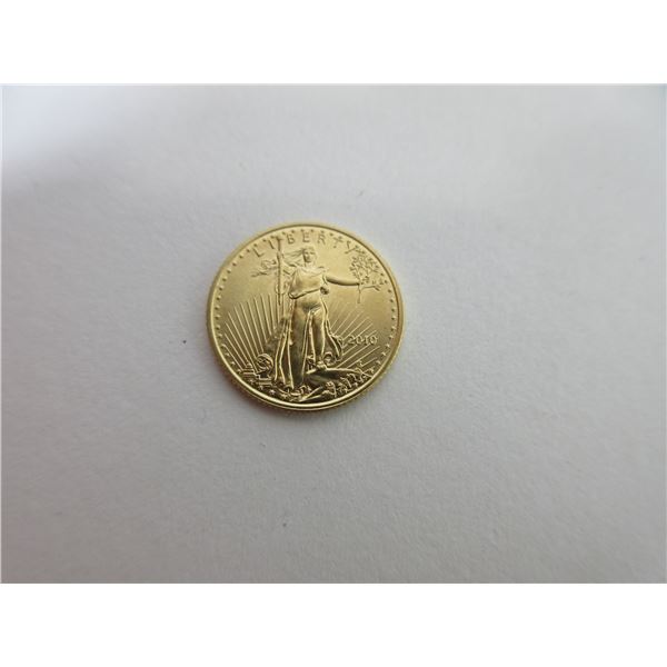2010 1/10 OZ Fine Gold Coin