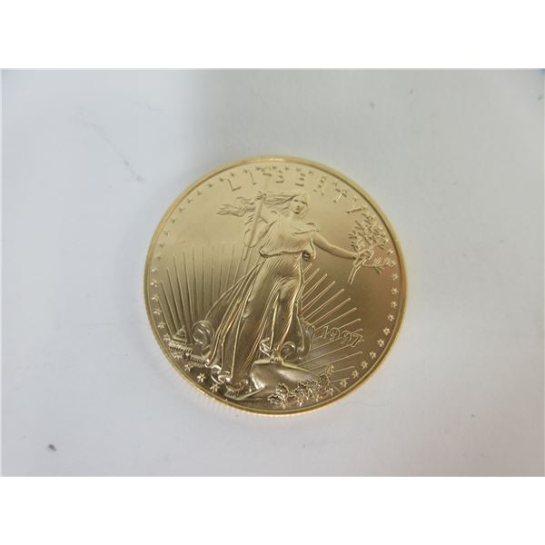 1997 1 OZ Fine Gold Coin- $50- .9999