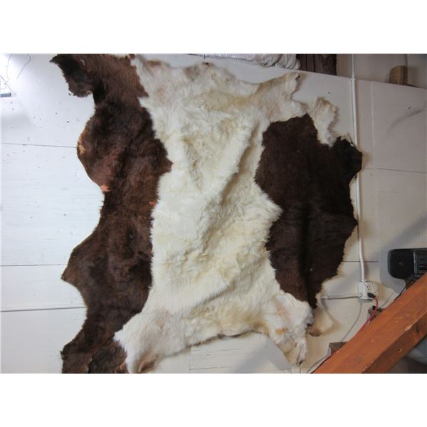 Tanned Cow Hide- 65" X 57"