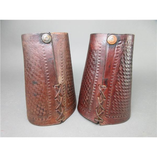 George Lawrence Basket Stamped Cuffs- 7"