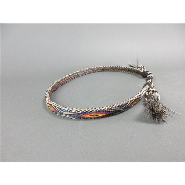 Deer Lodge Hitched Horsehair Hatband