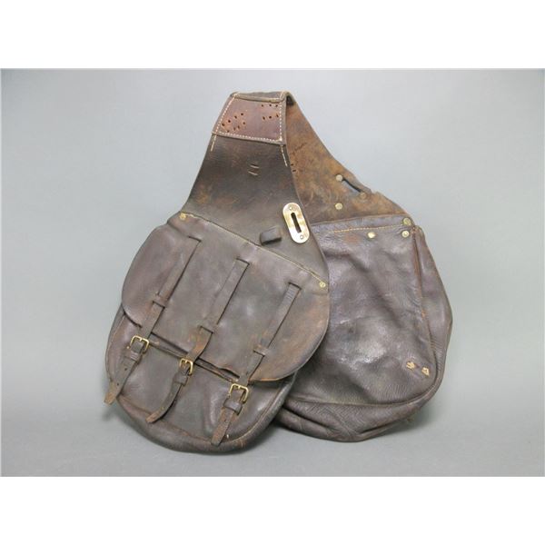 US Cavalry Saddle Bags- #5B15- Fair Condition