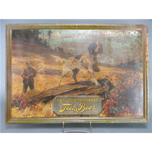 Original Tech Beer Metal Sign- H Hintermeister- 26.5" X 18.5"