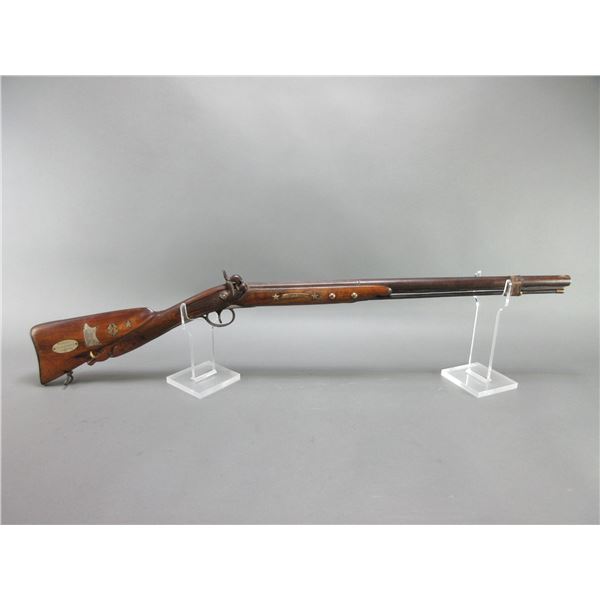 Percussion Rifle- Jedediah Smith Model- 24" Barrel- Presentation Plate In Stock From August 31, 1873