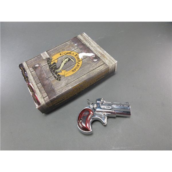 Cobra Model C 22MM Double Barreled Stainless Derringer- .22 Mag- 2" Barrels- Box- New Condition- #09