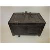 Image 2 : Old Stagecoach Strong Box With Key- Handles- 21"W X 12.5"H X 14"D