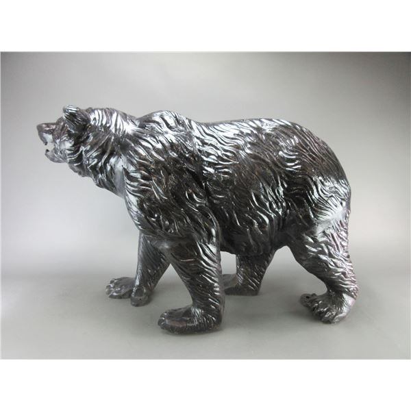 Cast Aluminum Grizzley Bear- 36"L X 24"H