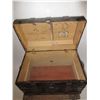Image 2 : Refinished Antique Trunk- Good Condition- 28"W X 20"H X 17.5"D