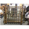 Image 1 : Brass Bed With Rails And Bed Springs- 54"W X 63"H Headboard