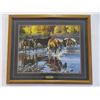 Image 1 : Signed Tim Cox Print- "Coming In At Sundown"- 35" x 28"